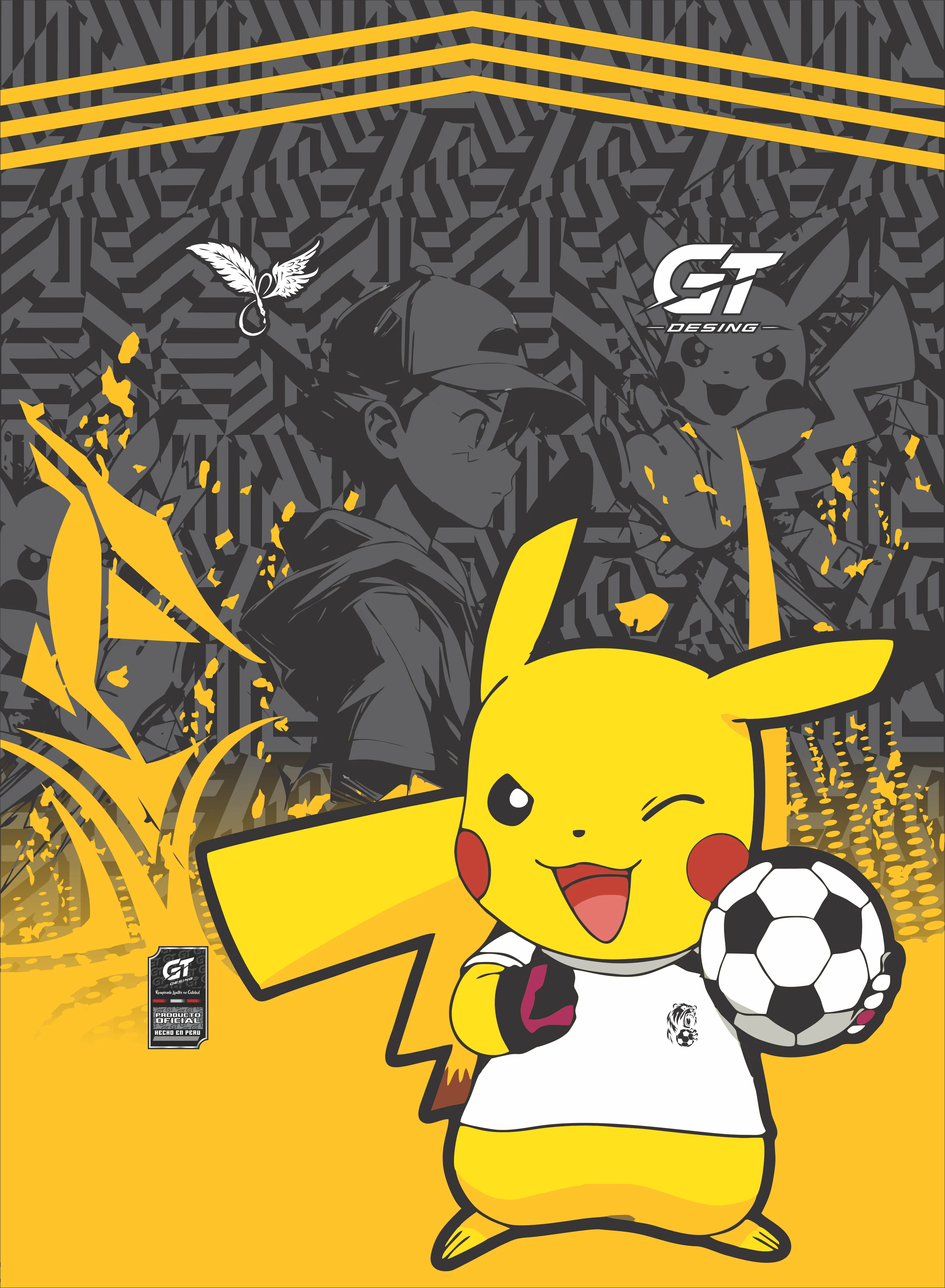 diseño picachu